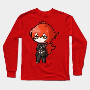 Chibi Diluc - Genshin Impact Long Sleeve T-Shirt